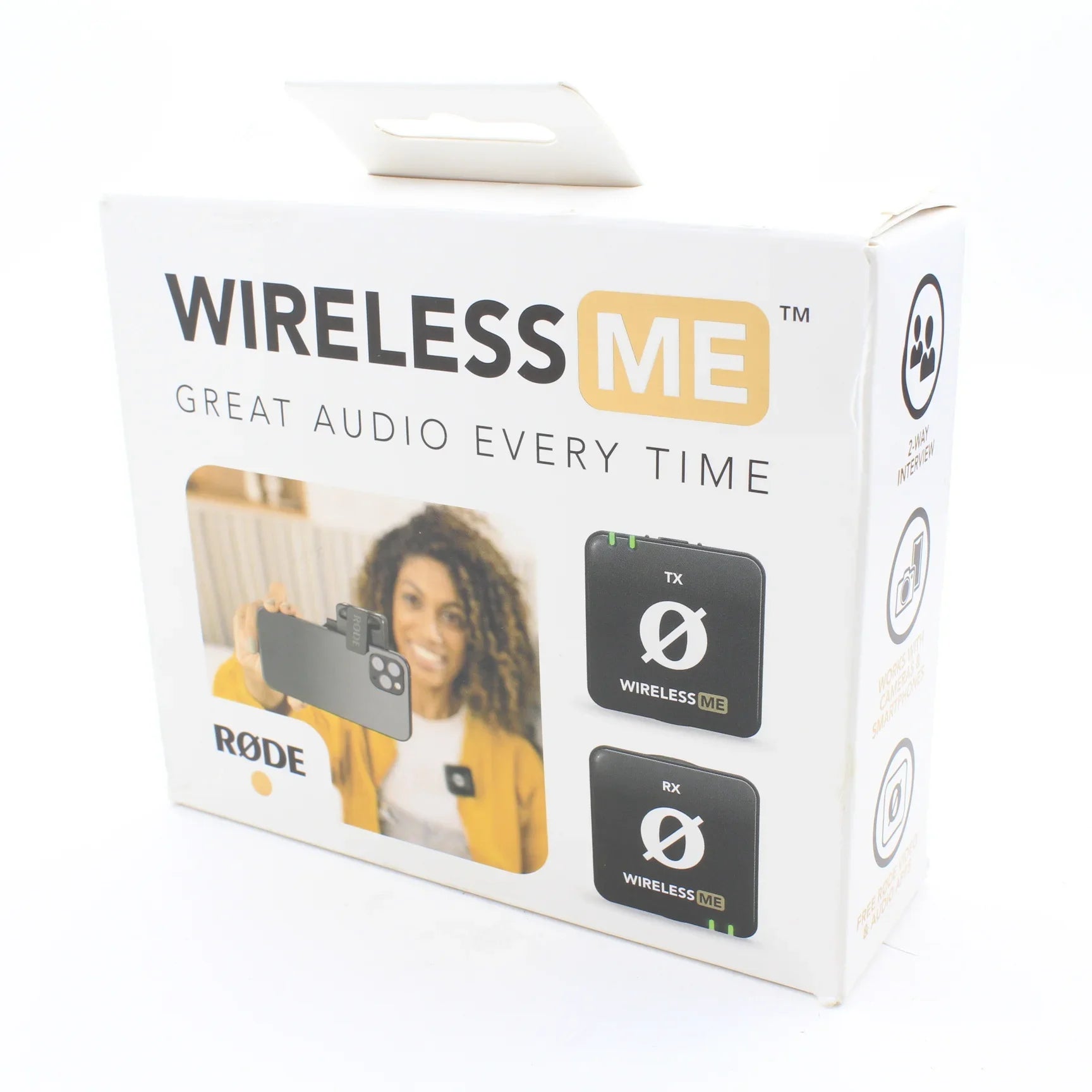 * OPEN BOX EXCELLENT * RODE Wireless ME Compact Digital Wireless Microphone System (2.4 GHz, Black) at PROCAM | procam.com