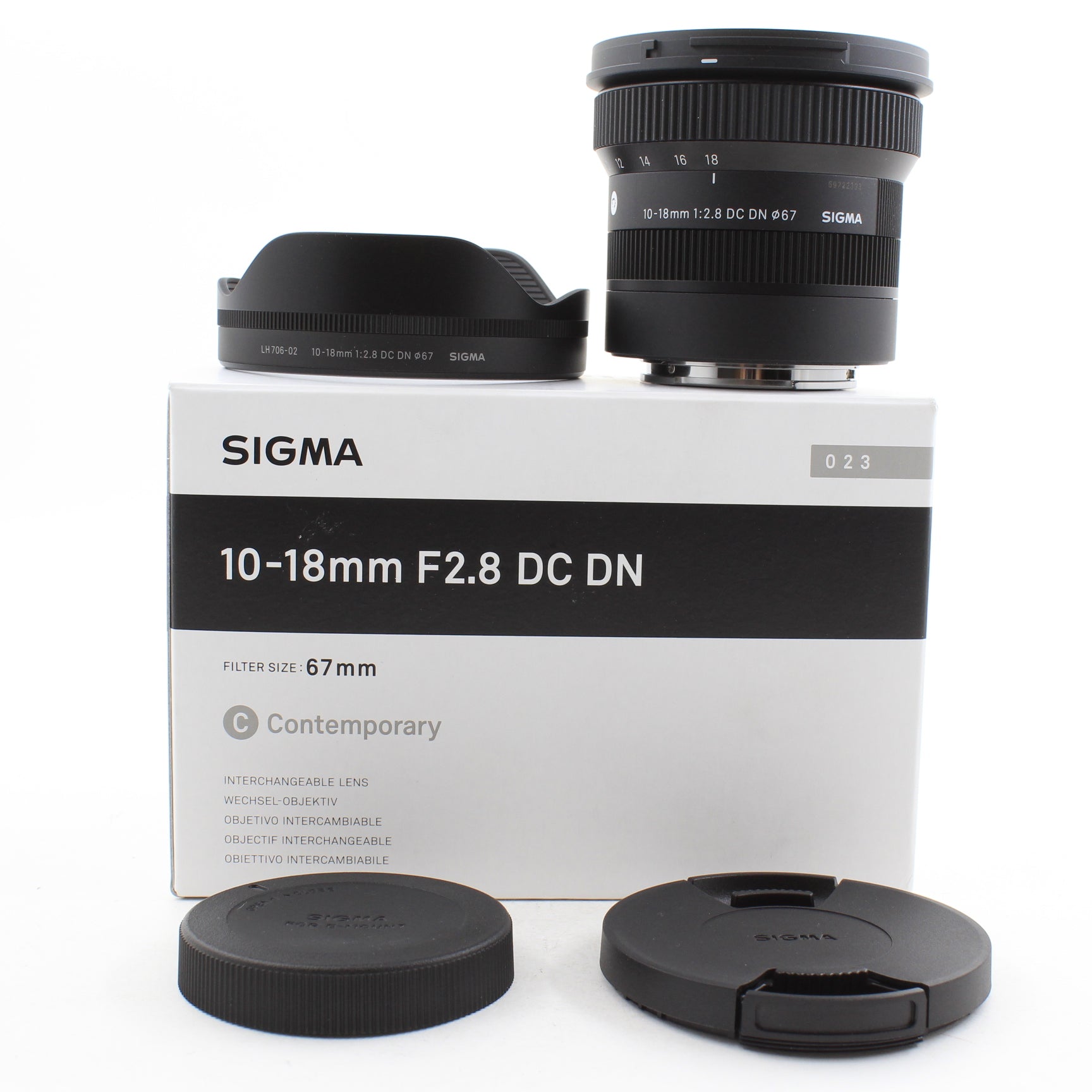 * OPEN BOX EXCELLENT * Sigma 10-18mm f/2.8 DC DN Contemporary Lens for Sony E