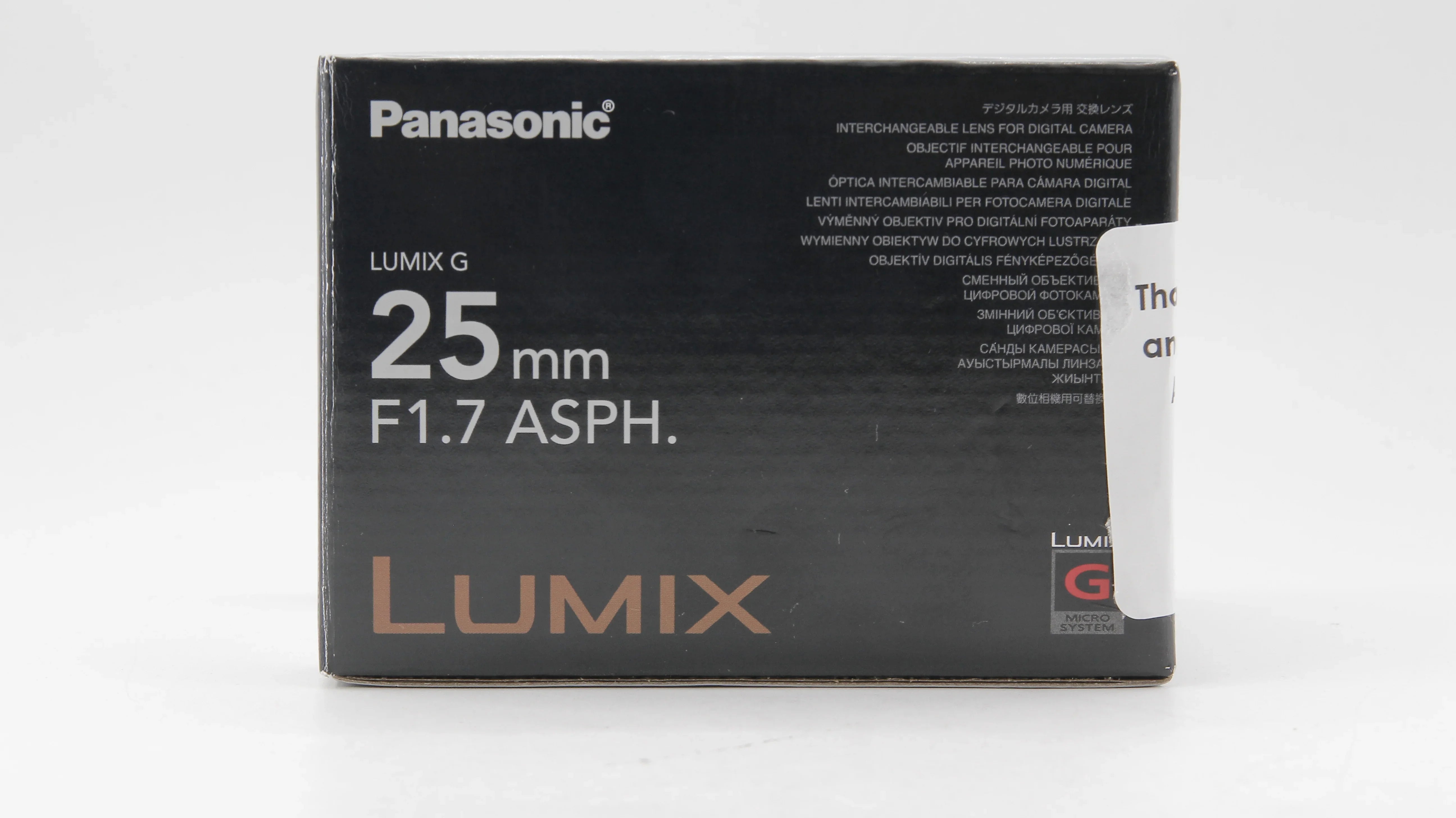 * OPEN BOX GOOD * Panasonic Lumix G 25mm f/1.7 ASPH. Lens at PROCAM | procam.com