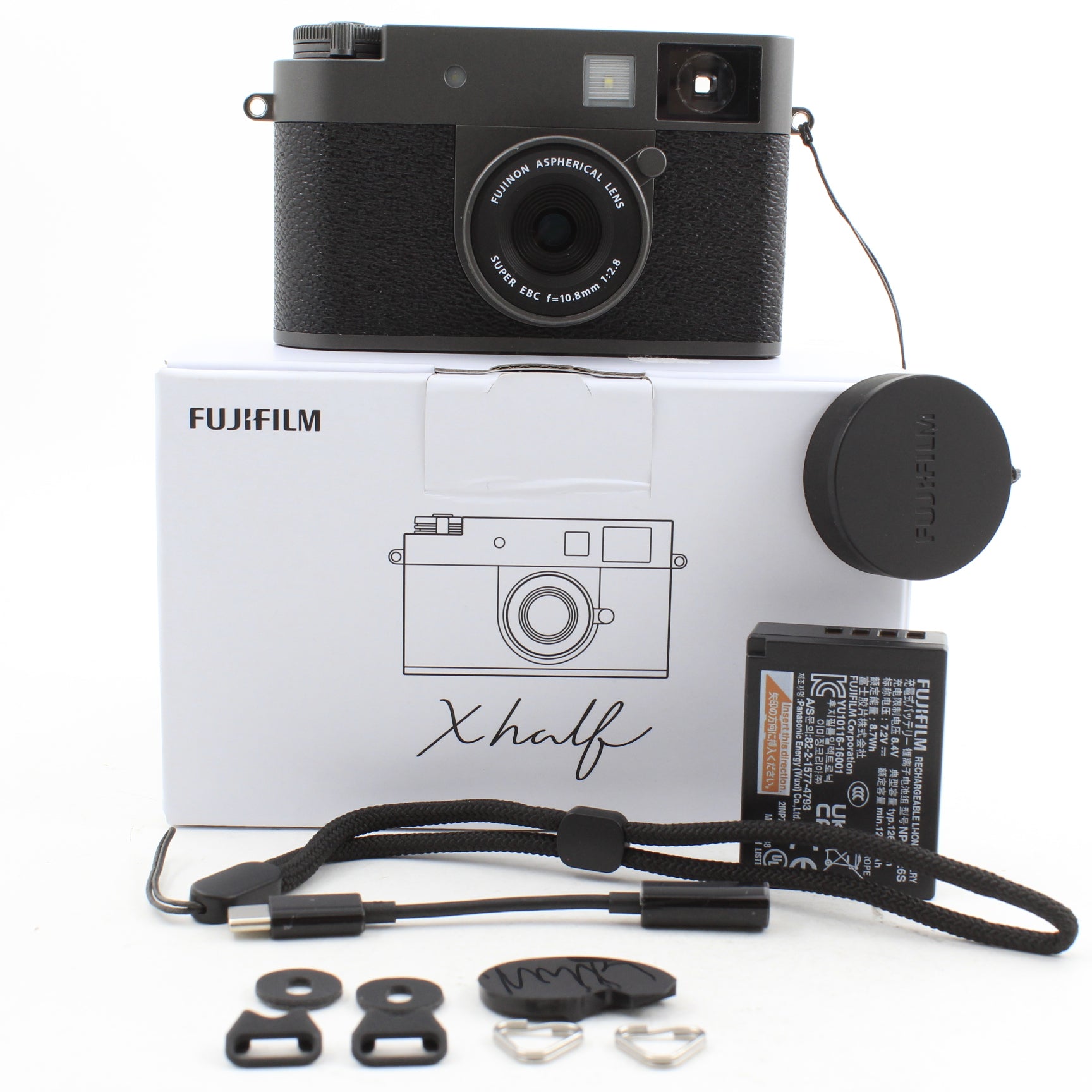 * OPEN BOX EXCELLENT * FUJIFILM X half Digital Camera (Charcoal Silver)
