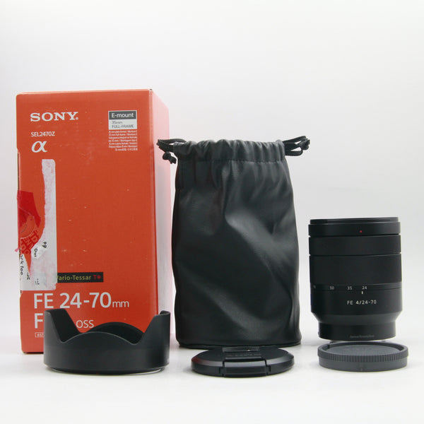 *** OPEN BOX GOOD *** Sony FE 24-70mm f/4 Vario-Tessar T* ZA OSS Lens