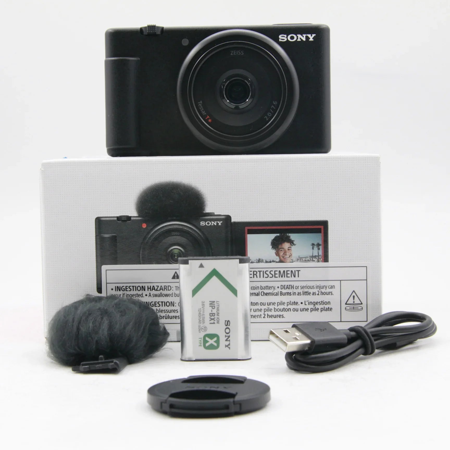 * OPEN BOX GOOD * Sony ZV-1F Vlogging Camera (Black) at PROCAM | procam.com