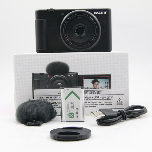 *** OPEN BOX GOOD *** Sony ZV-1F Vlogging Camera (Black)