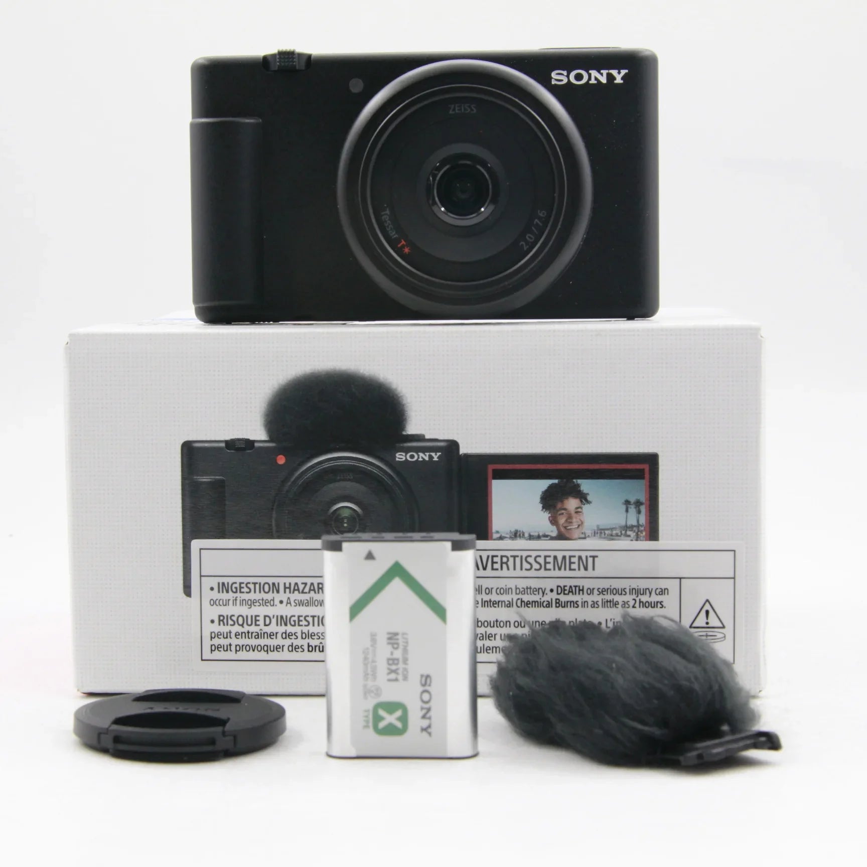 * OPEN BOX GOOD * Sony ZV-1F Vlogging Camera (Black) at PROCAM | procam.com