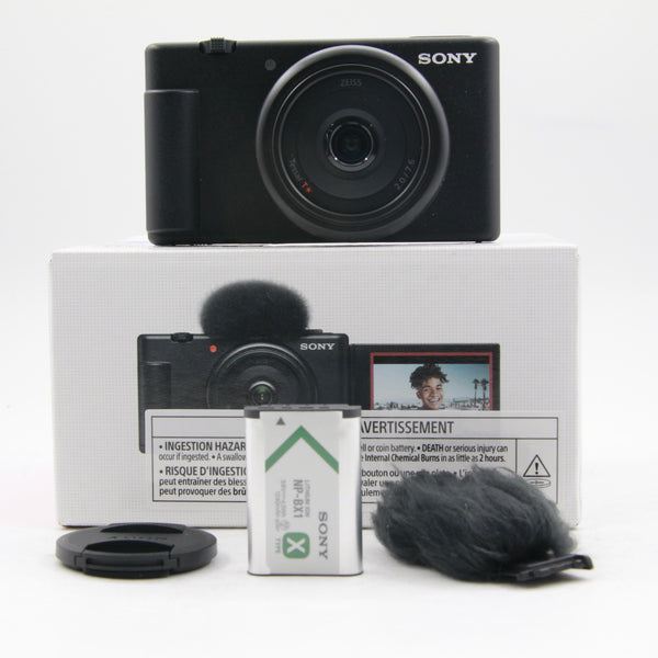 *** OPEN BOX GOOD *** Sony ZV-1F Vlogging Camera (Black)