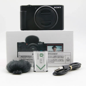 * OPEN BOX EXCELLENT * Sony ZV-1F Vlogging Camera (Black) at PROCAM | procam.com
