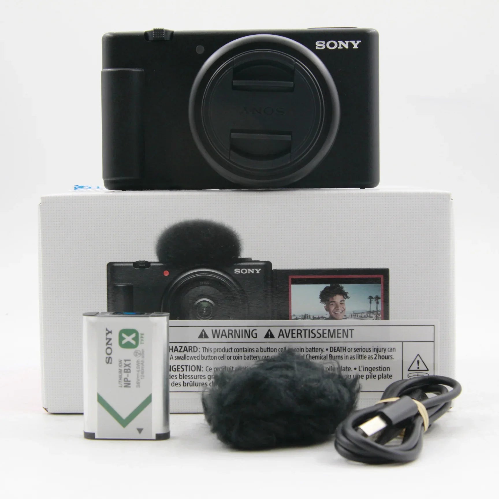 * OPEN BOX GOOD * Sony ZV-1F Vlogging Camera (Black) at PROCAM | procam.com