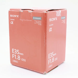 * OPEN BOX EXCELLENT * Sony E 35mm f/1.8 OSS Lens at PROCAM | procam.com