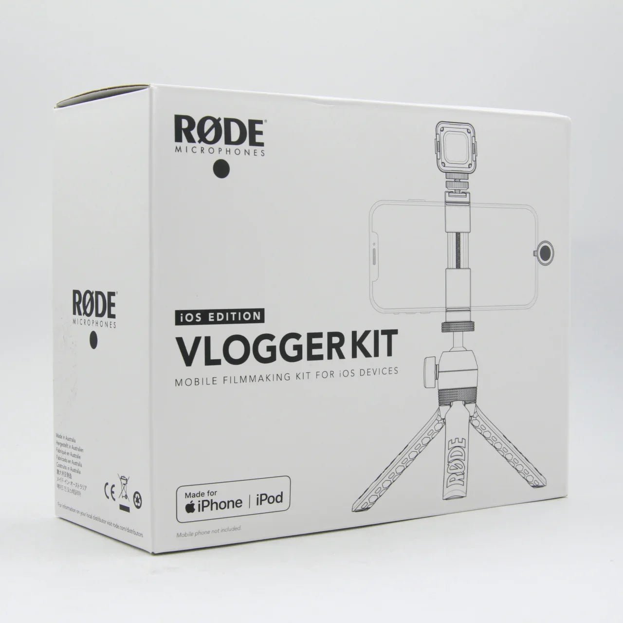 * OPEN BOX FAIR * RODE Vlogger Kit iOS Edition Filmmaking Kit for Mobile Devices with Lightning Ports at PROCAM | procam.com