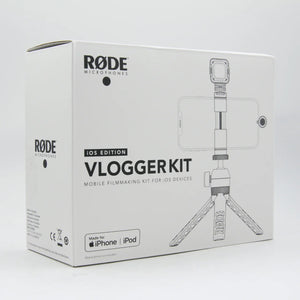 * OPEN BOX FAIR * RODE Vlogger Kit iOS Edition Filmmaking Kit for Mobile Devices with Lightning Ports at PROCAM | procam.com