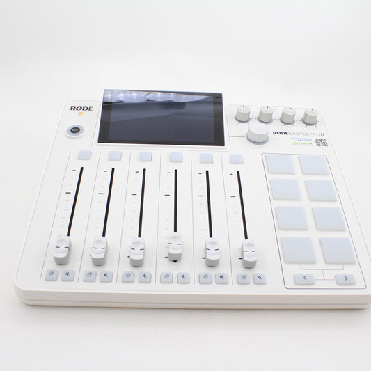 * OPEN BOX EXCELLENT * RODE RODECaster Pro II Integrated Audio Production Studio (White)