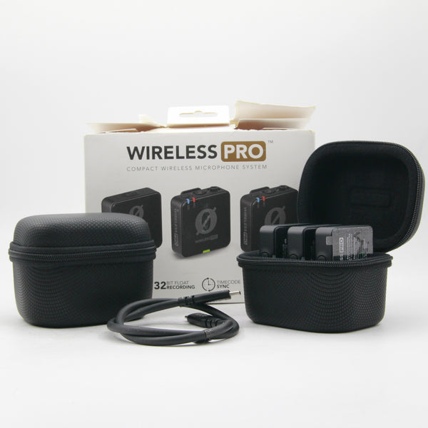 *** OPEN BOX EXCELLENT *** RODE Wireless PRO 2-Person Clip-On Wireless Microphone System/Recorder with Lavaliers (2.4 GHz)