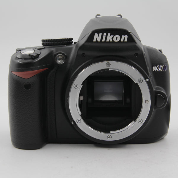 *** USED *** Nikon D3000 Camera Body with Nikon DX 18-55mm f/3.5-5.6G Lens SHUTTER 16786