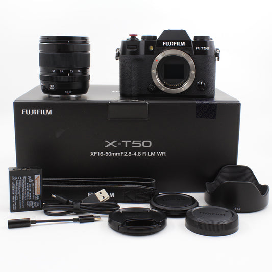 * OPEN BOX EXCELLENT * Fujifilm X-T50 Mirrorless Camera with XF 16-50mm f/2.8-4.8 Lens (Black)