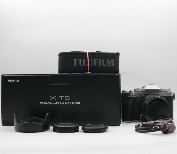 *** OPEN BOX GOOD *** FUJIFILM X-T5 Mirrorless Camera with XF 16-50mm f/2.8-4.8 Lens (Silver)