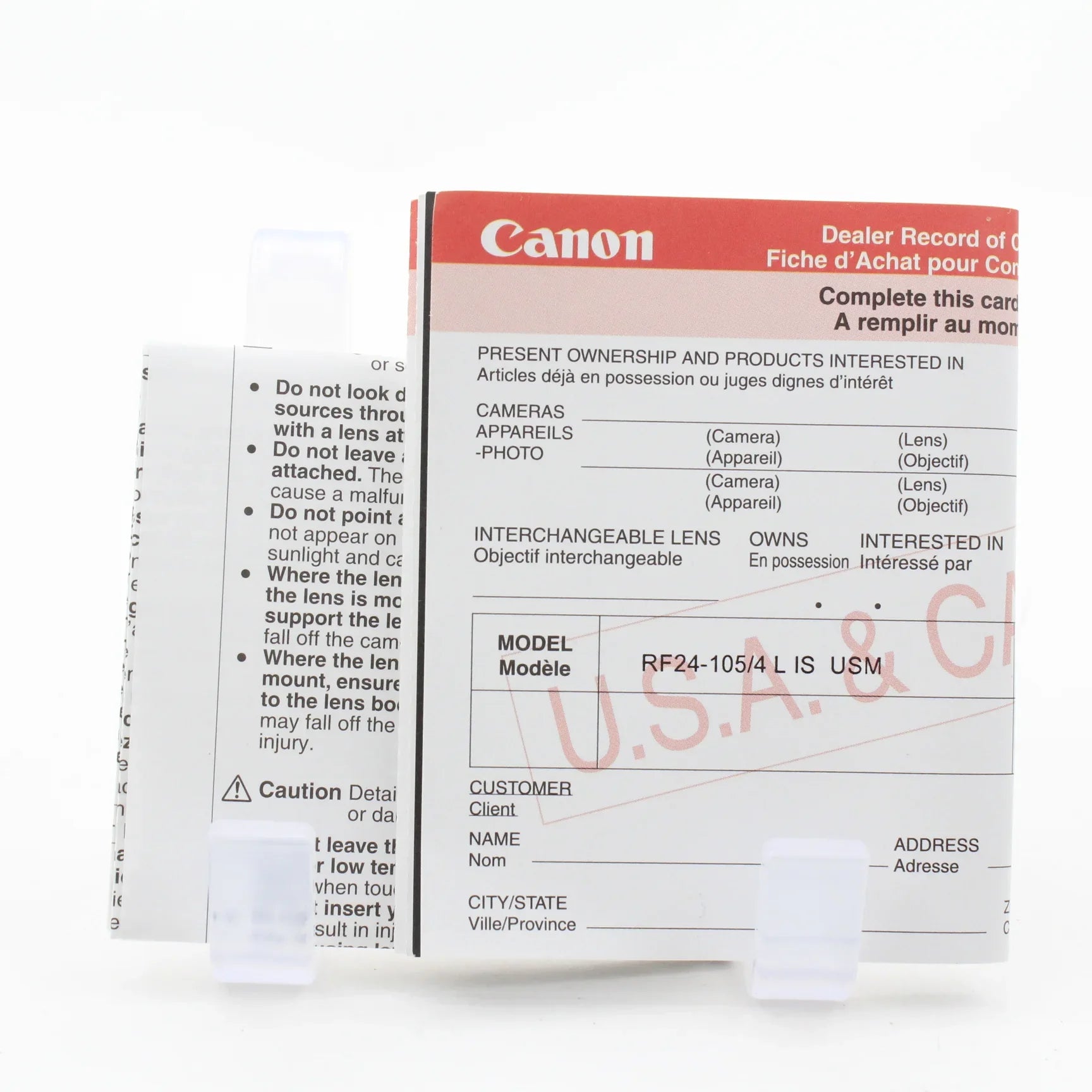 * OPEN BOX EXCELLENT * Canon RF 24-105mm f/4L IS USM Lens at PROCAM | procam.com