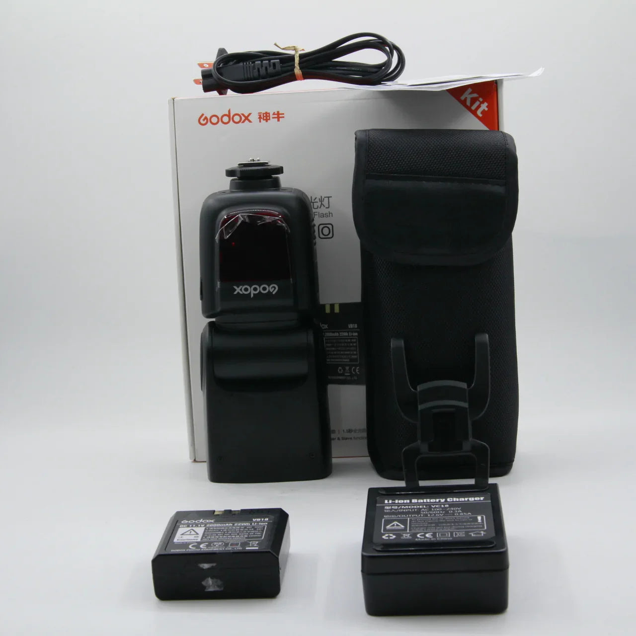 * OPEN BOX EXCELLENT * Godox VING V860IIO TTL Li-Ion Flash Kit for Oly ...