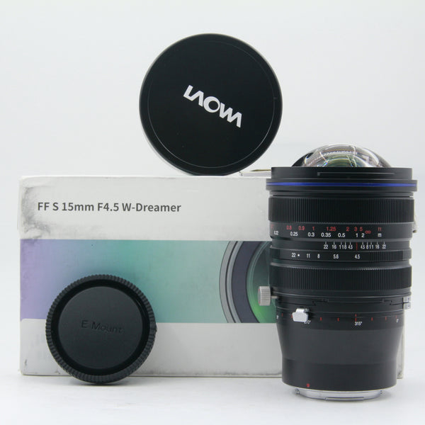 *** OPEN BOX GOOD *** Laowa 15mm f/4.5 Zero-D Shift Lens for Sony E