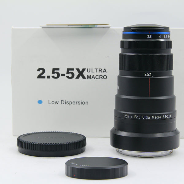 *** OPEN BOX EXCELLENT*** Laowa 25mm f/2.8 2.5-5X Ultra Macro Lens for Leica L