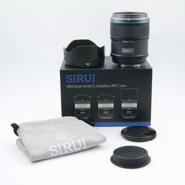 *** OPEN BOX EXCELLENT *** Sirui Sniper 23mm f/1.2 Autofocus Lens for Sony E (Black)