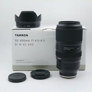 * OPEN BOX EXCELLENT * Tamron 50-400mm f/4.5-6.3 Di III VC VXD Lens for Sony E at PROCAM | procam.com