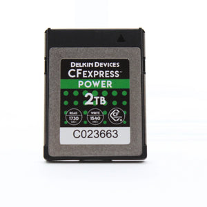 * OPEN BOX FAIR * Delkin Devices CFexpress Type B Memory Card - 2TB at PROCAM | procam.com