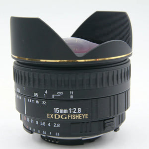 * OPEN BOX EXCELLENT * Sigma 15mm f/2.8 EX DG Diagonal Fisheye Lens for Nikon at PROCAM | procam.com