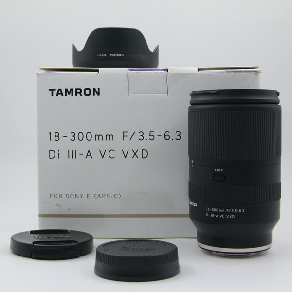 * OPEN BOX EXCELLENT * Tamron 18-300mm f/3.5-6.3 Di III-A VC VXD Lens for Sony E