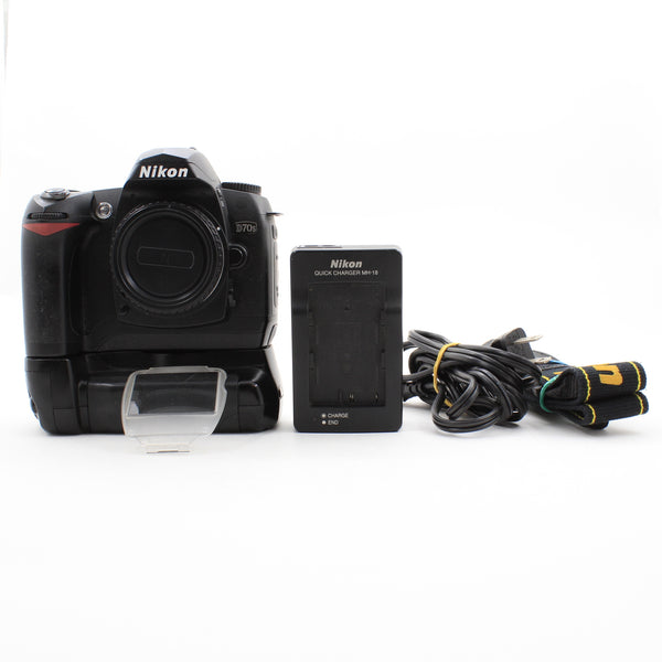 * USED * Nikon D70s Body with 3rd Party Battery Grip