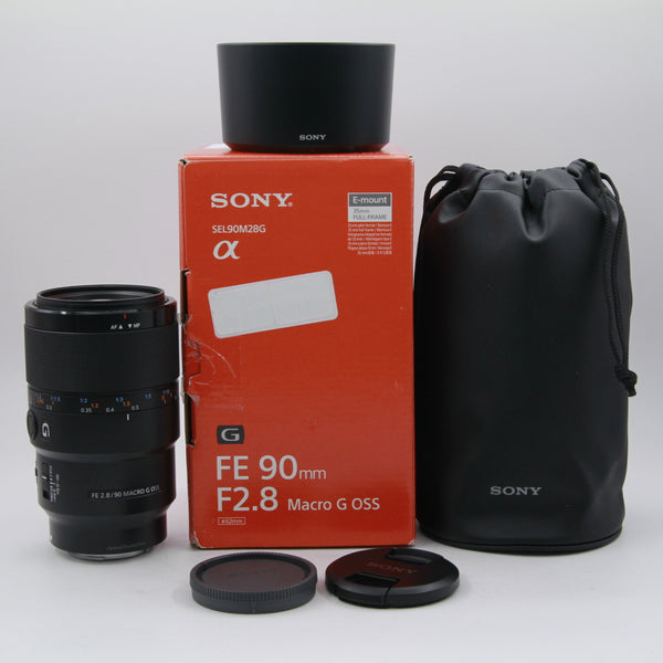 *** OPEN BOX EXCELLENT *** Sony FE 90mm f/2.8 Macro G OSS Lens