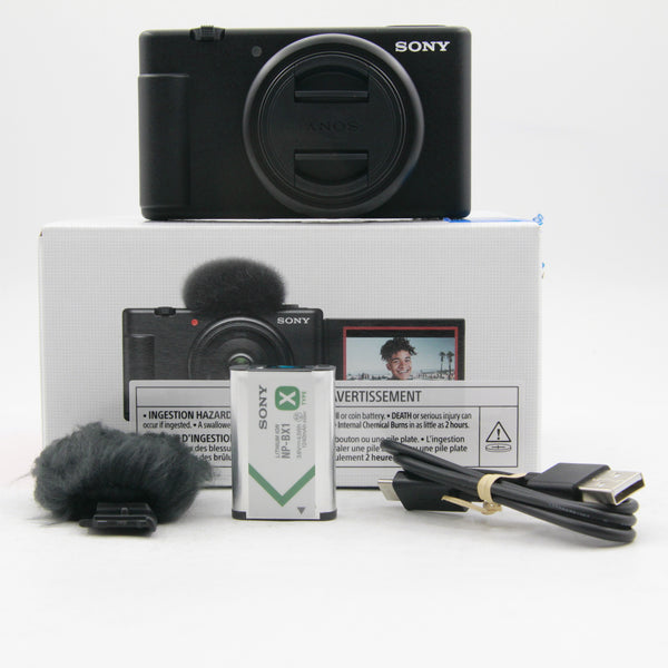 *** OPEN BOX EXCELLENT *** Sony ZV-1F Vlogging Camera (Black)