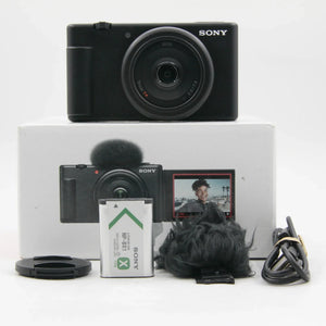 * OPEN BOX EXCELLENT * Sony ZV-1F Vlogging Camera (Black) at PROCAM | procam.com