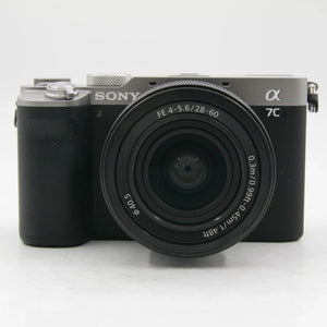 * OPEN BOX FAIR * Sony Alpha a7C Mirrorless Digital Camera with FE 28-60mm f/4-5.6 Lens (Silver) at PROCAM | procam.com