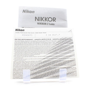 * OPEN BOX EXCELLENT * Nikon NIKKOR Z DX 24mm f/1.7 Lens at PROCAM | procam.com