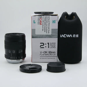 * OPEN BOX EXCELLENT * Laowa 60mm f/2.8 2x Ultra-Macro Lens for Nikon F at PROCAM | procam.com