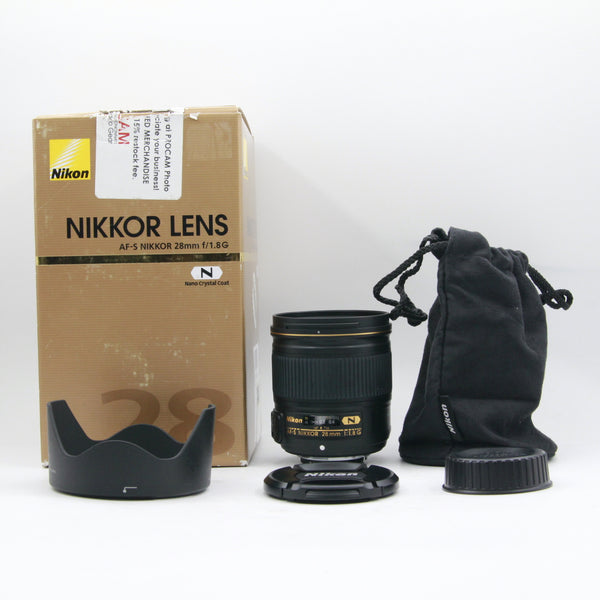 * OPEN BOX GOOD * Nikon AF-S NIKKOR 28mm f/1.8G Lens