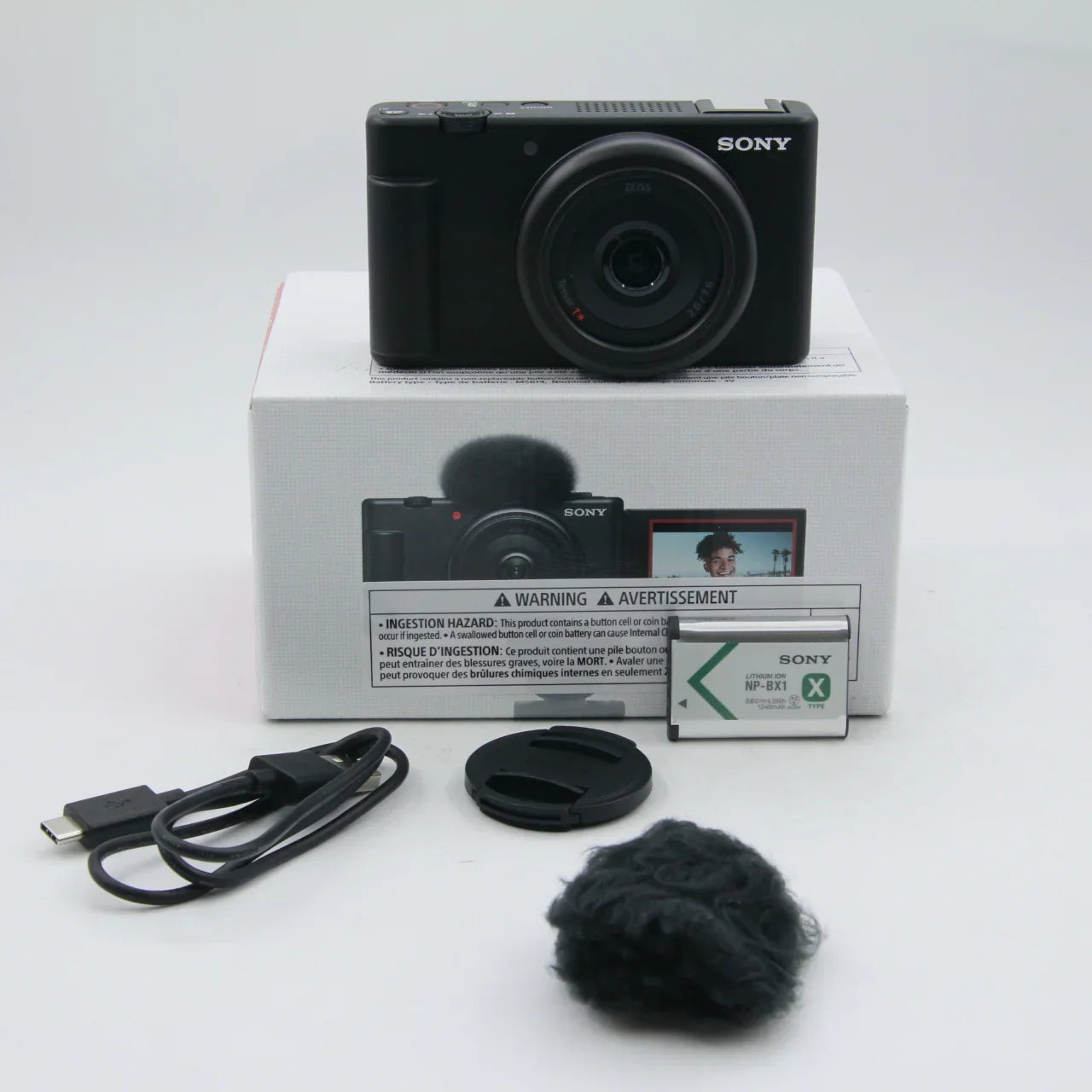 * OPEN BOX EXCELLENT * Sony ZV-1F Vlogging Camera (Black) at PROCAM | procam.com