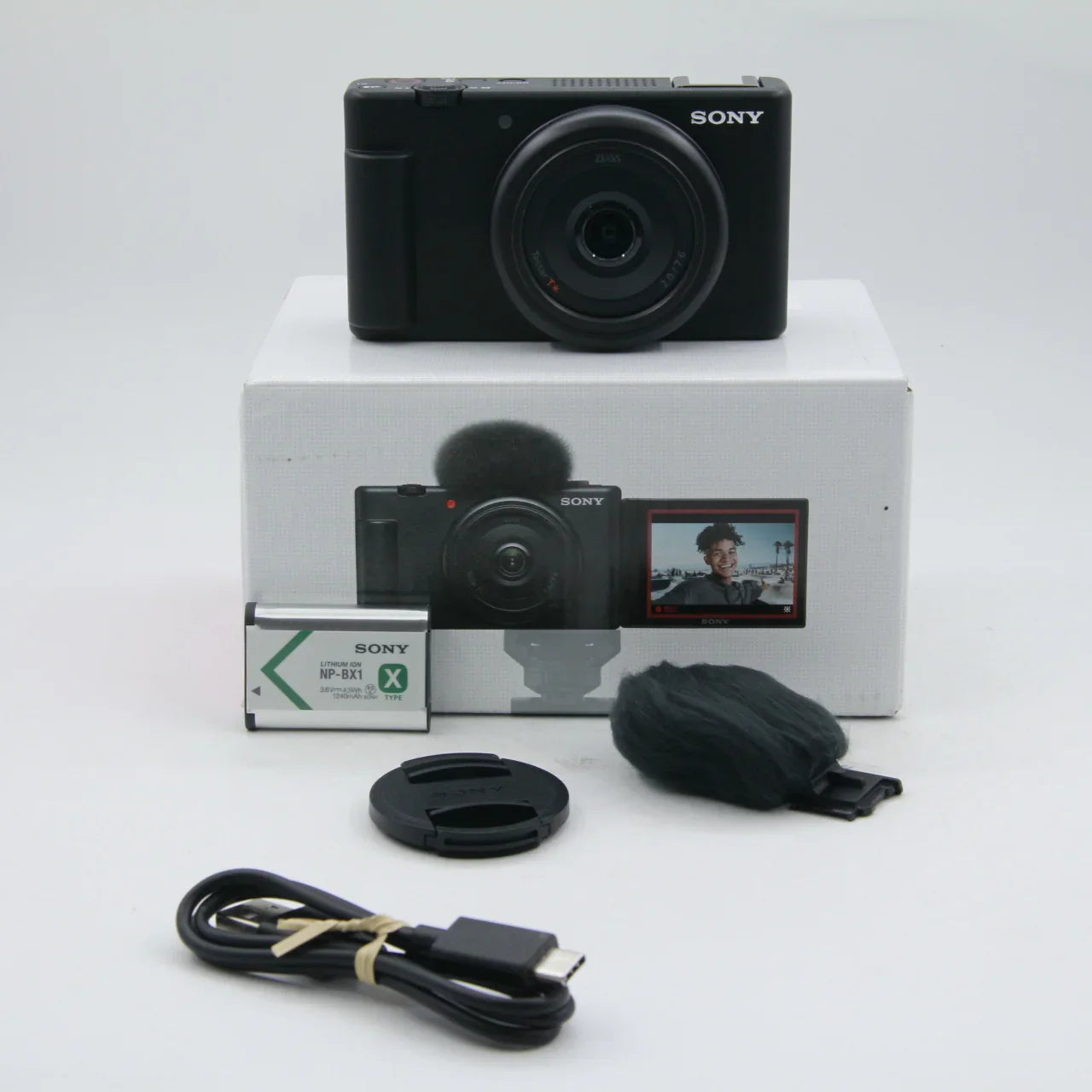 * OPEN BOX EXCELLENT * Sony ZV-1F Vlogging Camera (Black) at PROCAM | procam.com