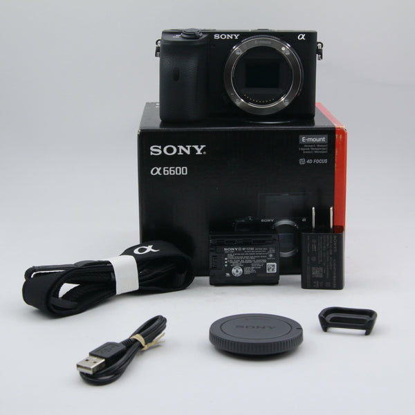 *** OPEN BOX EXCELLENT *** Sony Alpha a6600 Mirrorless Digital Camera (Body Only)