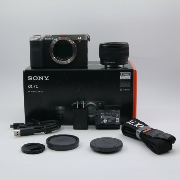 *** OPEN BOX EXCELLENT *** Sony Alpha a7C Mirrorless Digital Camera with FE 28-60mm f/4-5.6 Lens (Silver)