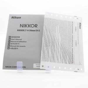 * OPEN BOX EXCELLENT * Nikon NIKKOR Z 14-30mm f/4 S Lens at PROCAM | procam.com