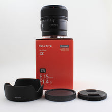 * USED * Sony E 15mm f/1.4 G Lens Boxed