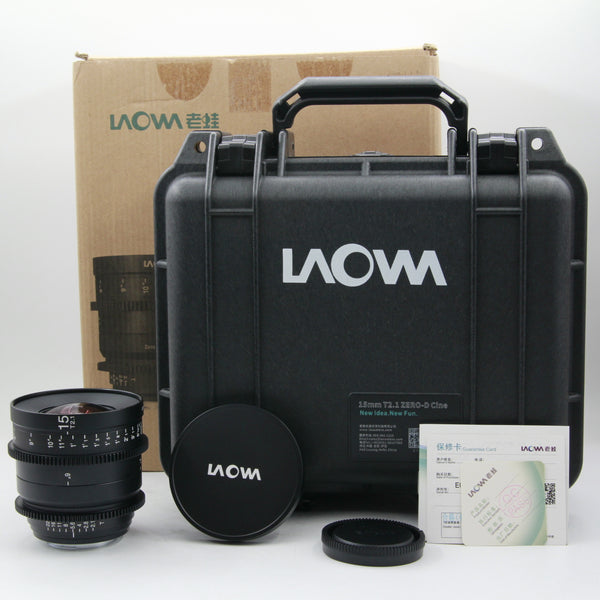 *** OPEN BOX EXCELLENT *** Laowa 15mm T2.1 Zero-D Cine Lens for Sony E