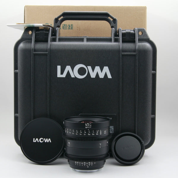 *** OPEN BOX EXCELLENT *** Laowa 15mm T2.1 Zero-D Cine Lens for Sony E