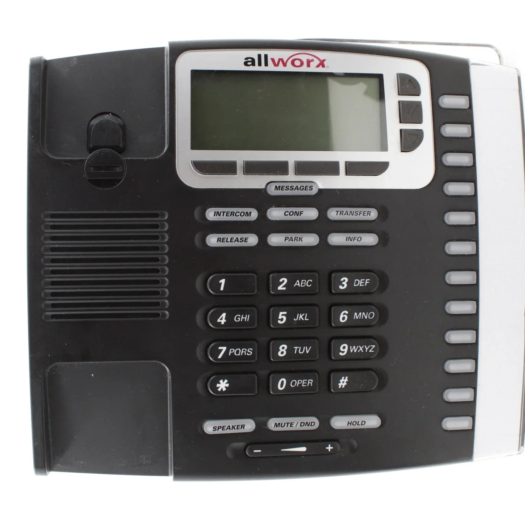* USED * Allworx 9212L VoIP Telephone With Backlit Display-Black 24VDC 400mA ICES-3(B) at PROCAM | procam.com