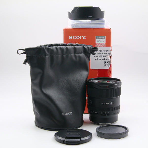 *** OPEN BOX EXCELLENT ***  Sony FE 20mm f/1.8 G Lens