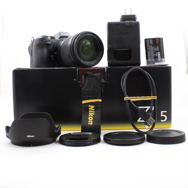 * USED * Nikon Z 5 with Nikkor Z 24-200mm f/4-6.3 VR Lens Kit Boxed SHUTTER 6835