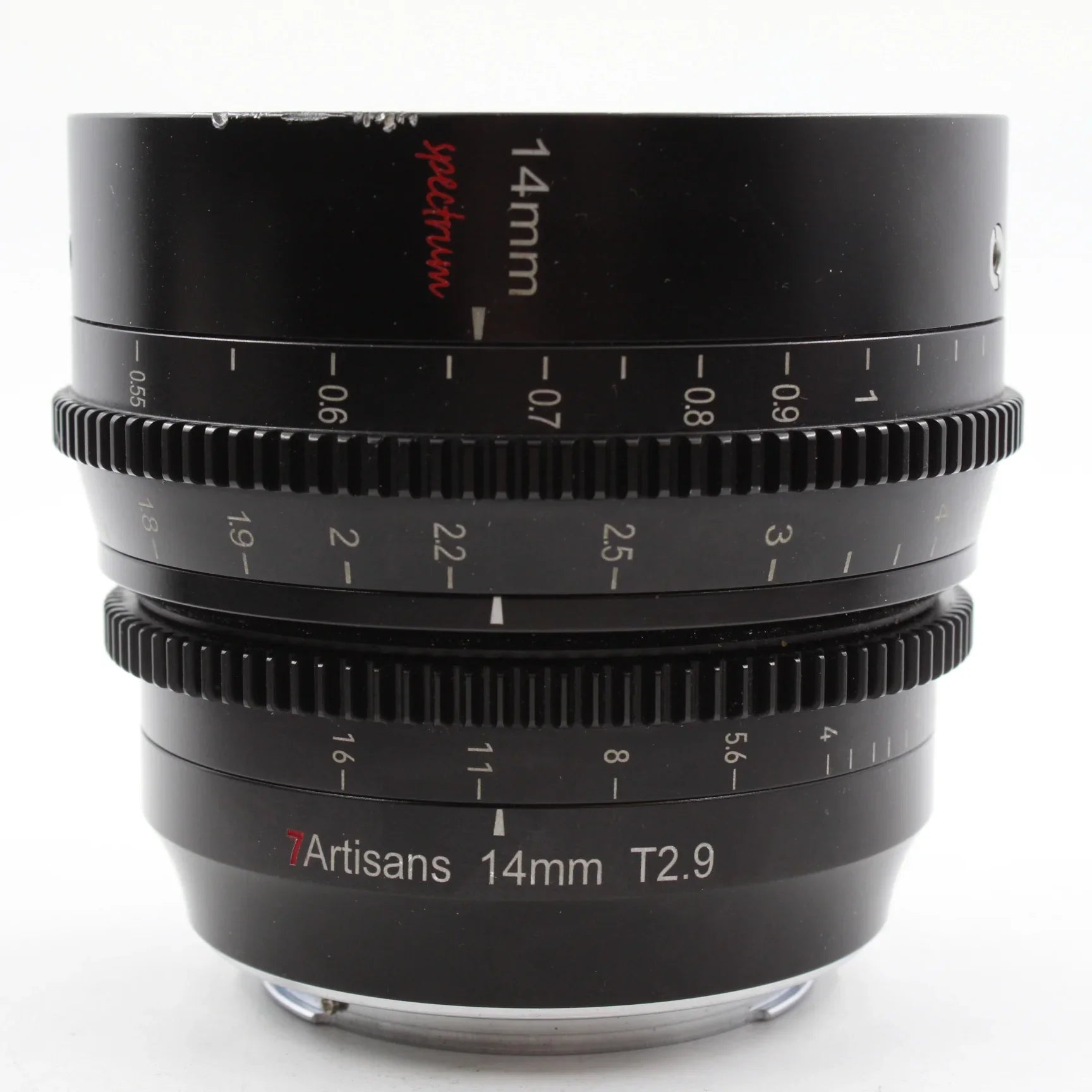 * USED * 7Artisans 14mm T2.9 Spectrum Cine Lens Canon RF Mount Boxed at PROCAM | procam.com