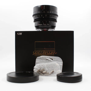 * USED * 7Artisans 14mm T2.9 Spectrum Cine Lens Canon RF Mount Boxed at PROCAM | procam.com
