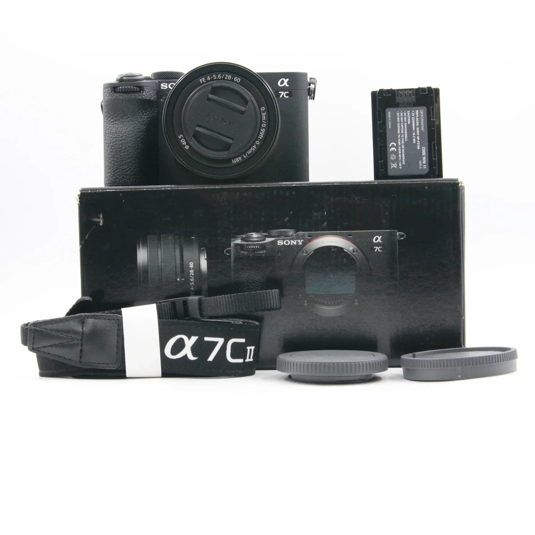 * OPEN BOX FAIR * Sony a7C II Mirrorless Digital Camera with FE 28-60mm f/4-5.6 Lens (Black) at PROCAM | procam.com